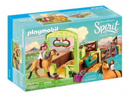 Playmobil 9478 Koňský box Lucky & Spirit