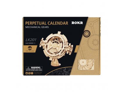 rokr perpetual calendar lk201 3d puzzle desk cale 800x