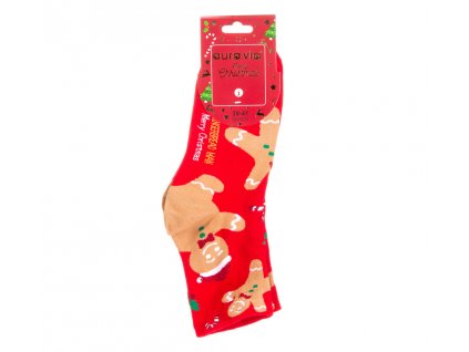 Veselé dámské Vánoční ponožky velikost 35-38