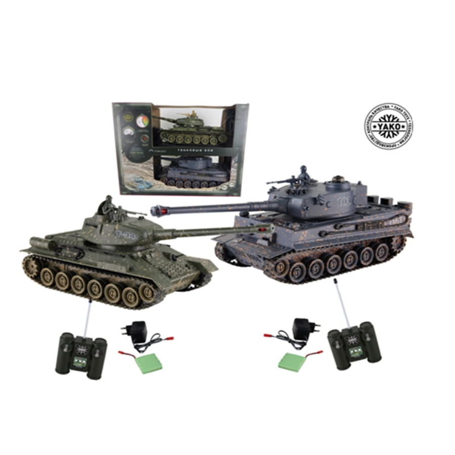 Sparkys RC tank T34 vs Tiger (sada 2ks) 1:24