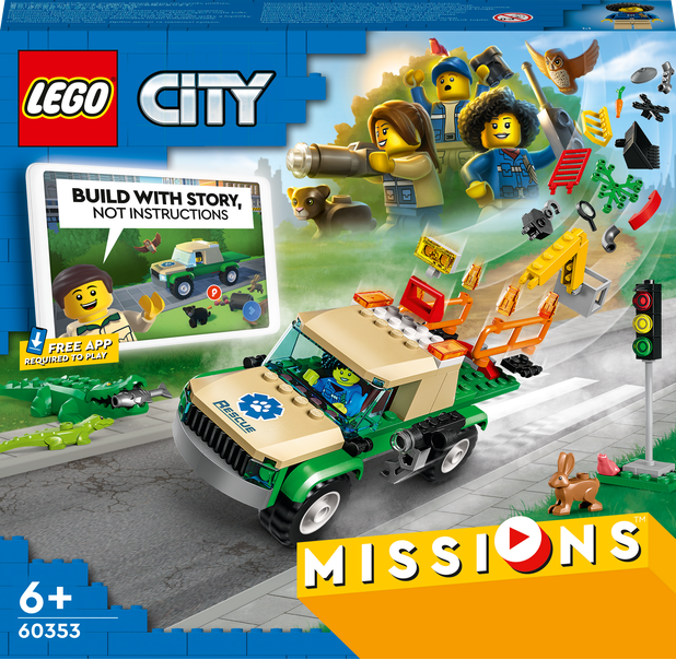 LEGO® City 60353 Záchranné mise v divočině 60348