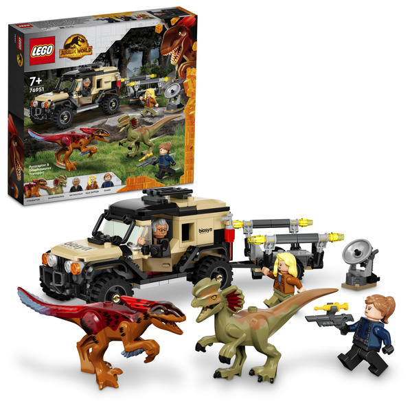 LEGO® Jurassic World™ 76951 Přeprava pyroraptora a dilophosaura 76951