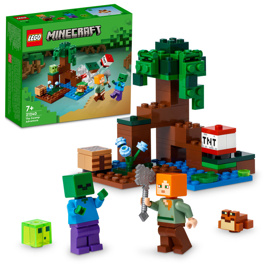 LEGO® Minecraft® 21240 Dobrodružství v bažině 21240