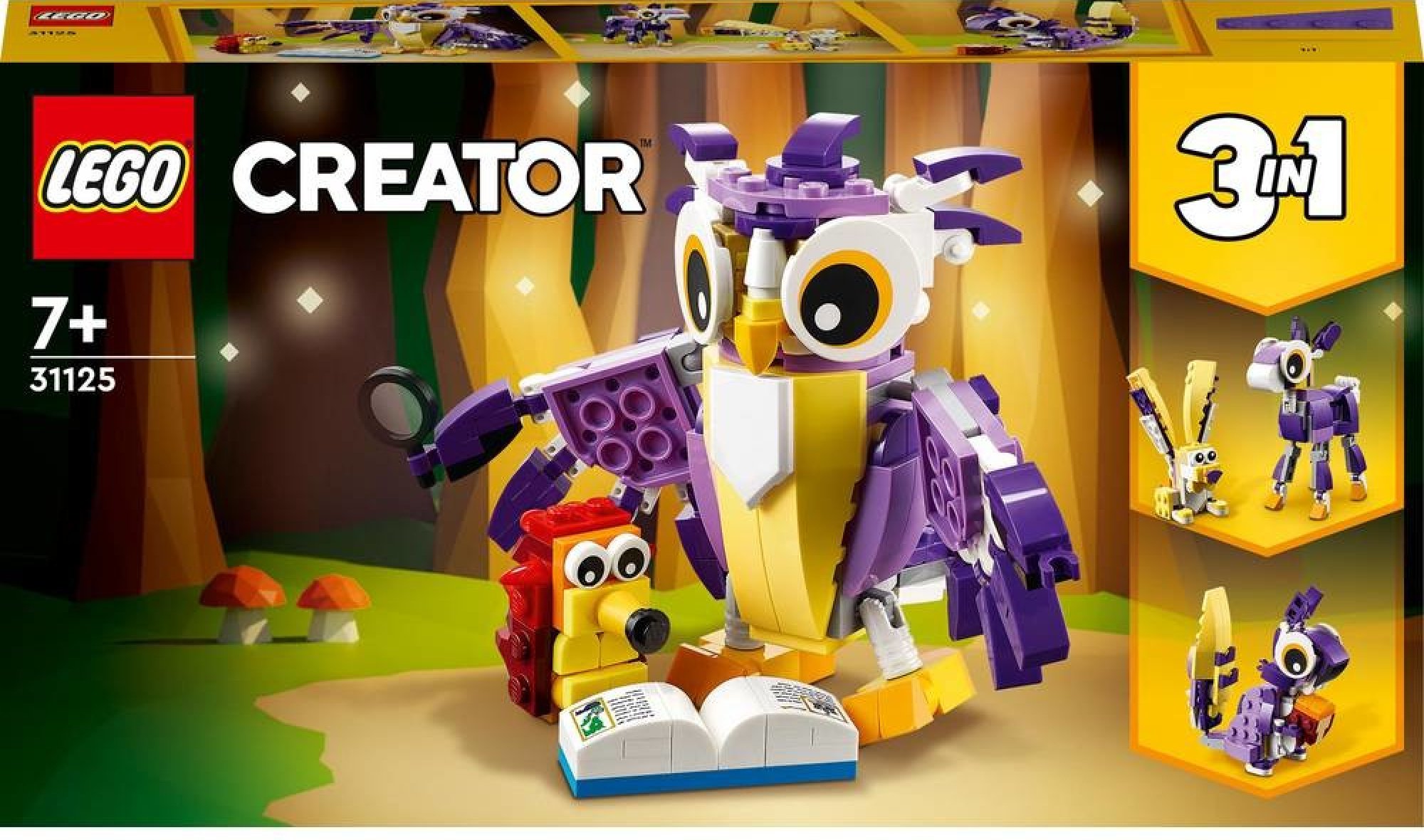 LEGO® Creator 31125 Zvířátka z kouzelného lesa 31125