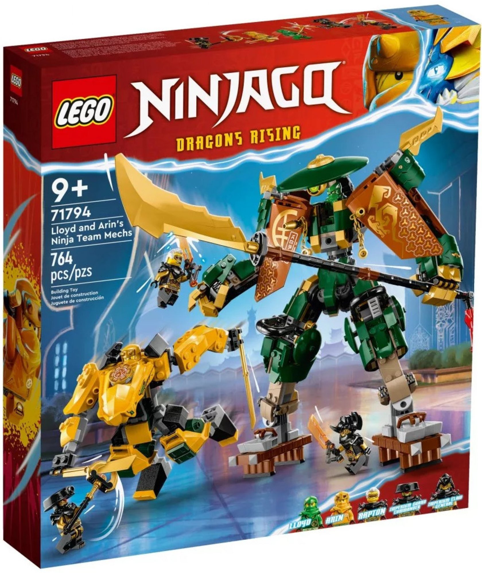 LEGO® Ninjago 71794 Lloyd, Arin a jejich tým nindža robotů 71794