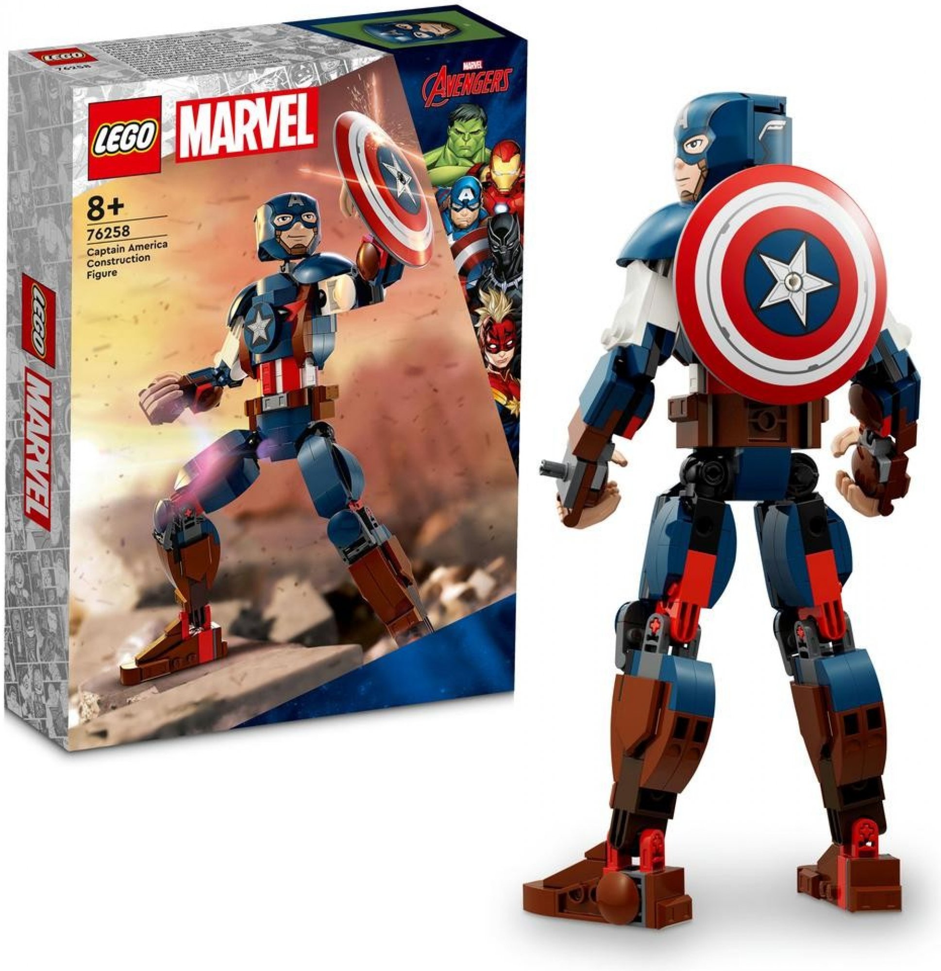 LEGO® MARVEL 76258 postavička KAPITÁNA AMERIKY 76258