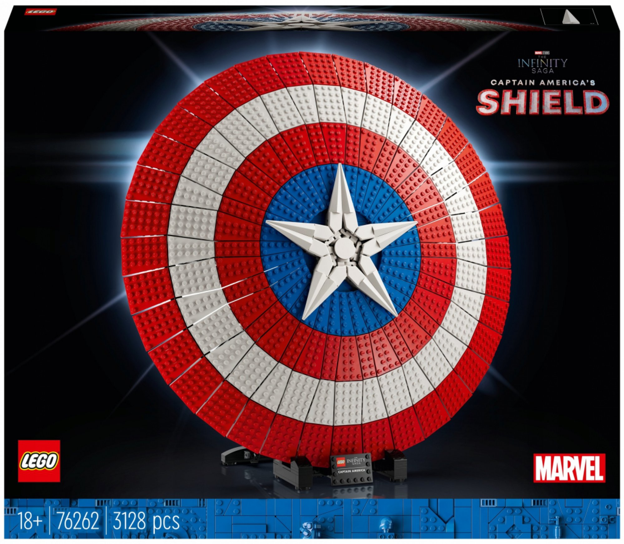 LEGO® Marvel 76262 Štít Kapitána Ameriky 76262