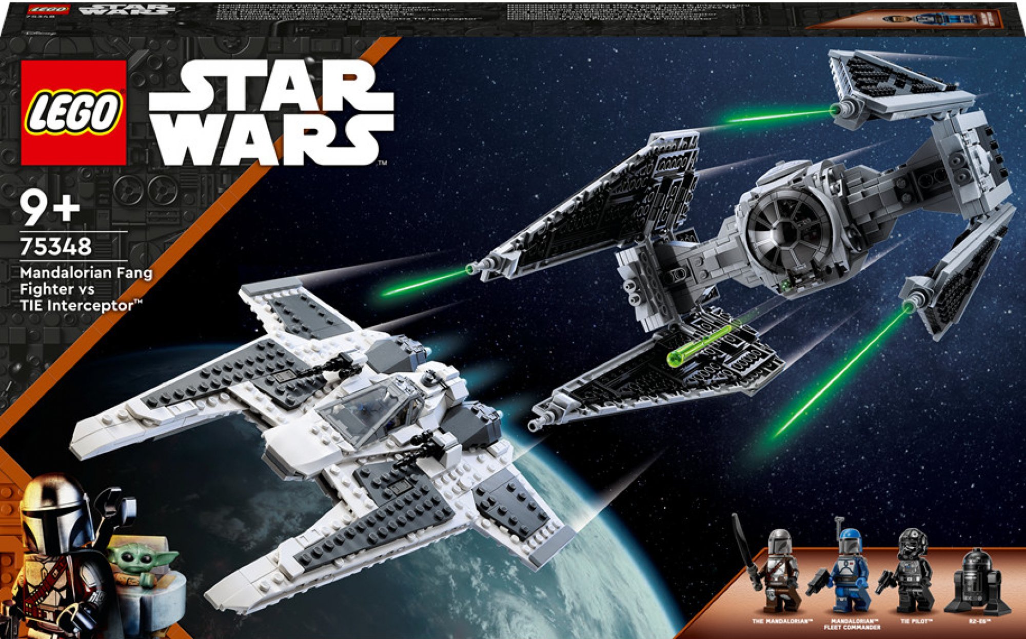 LEGO® Star Wars™ 75348 Mandalorianská stíhačka třídy Fang proti TIE Interceptoru 75348