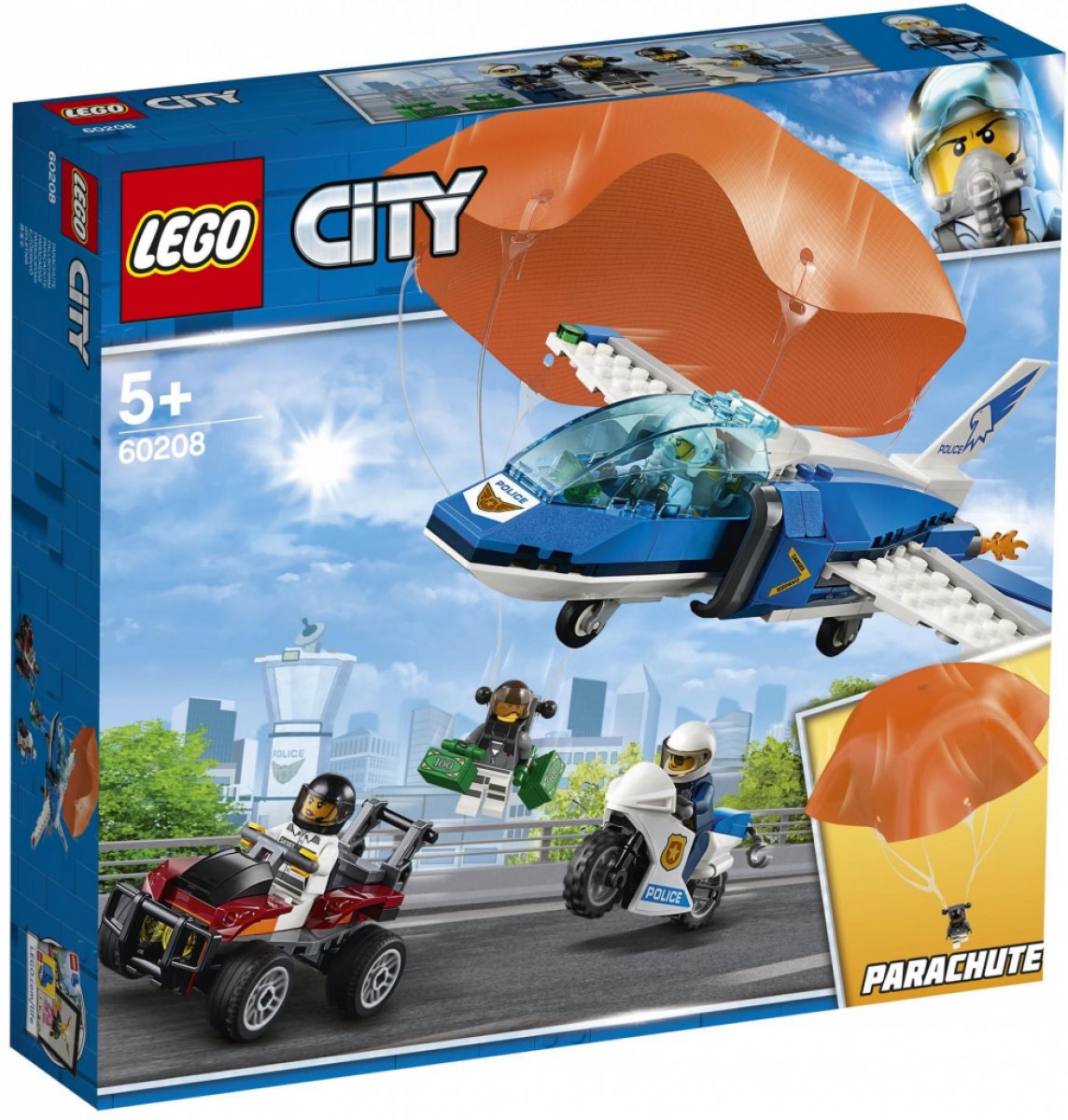 LEGO® City 60208 Zatčení zloděje s padákem 60208