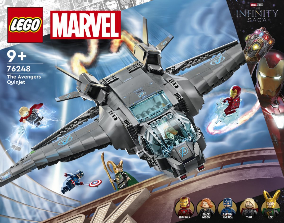 LEGO® Marvel 76248 Stíhačka Avengers Quinjet 76248