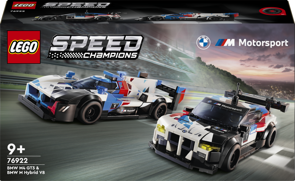 LEGO® Speed Champions 76922 Závodní auta BMW M4 GT3 a BMW M Hybrid V8 76922