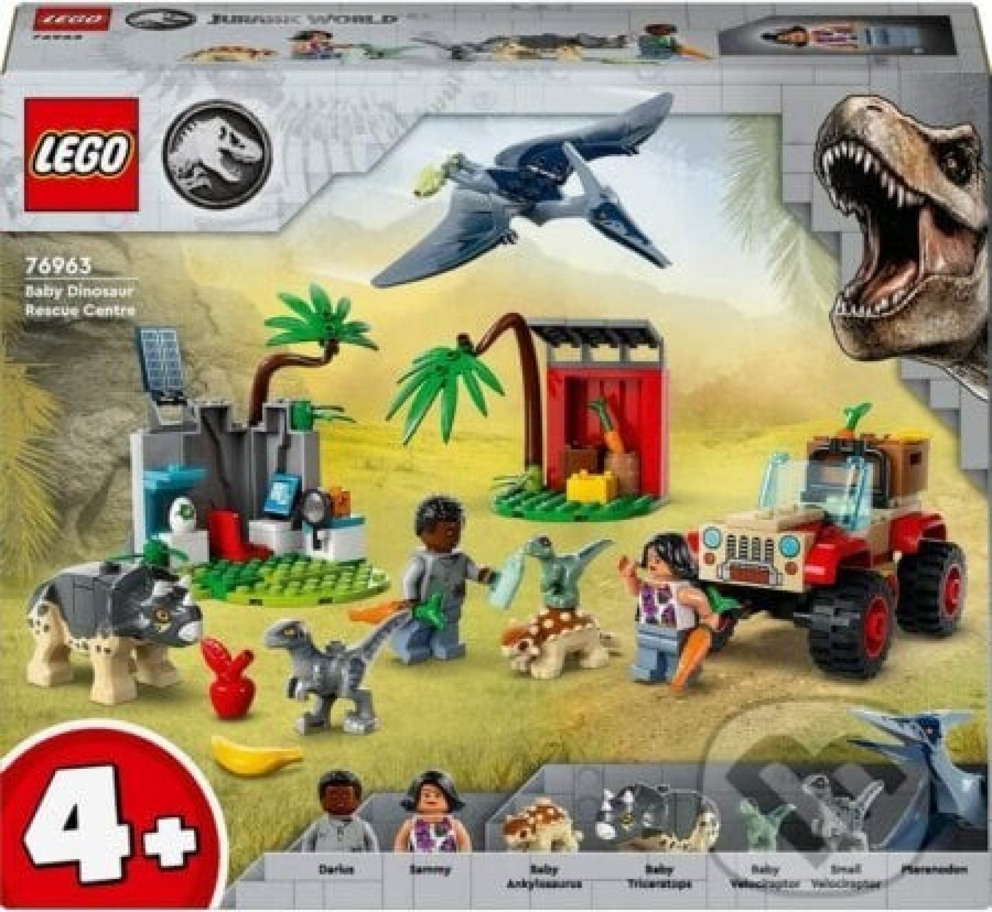 LEGO® Jurassic World 76963 Záchranářské středisko pro dinosauří mláďata 76963