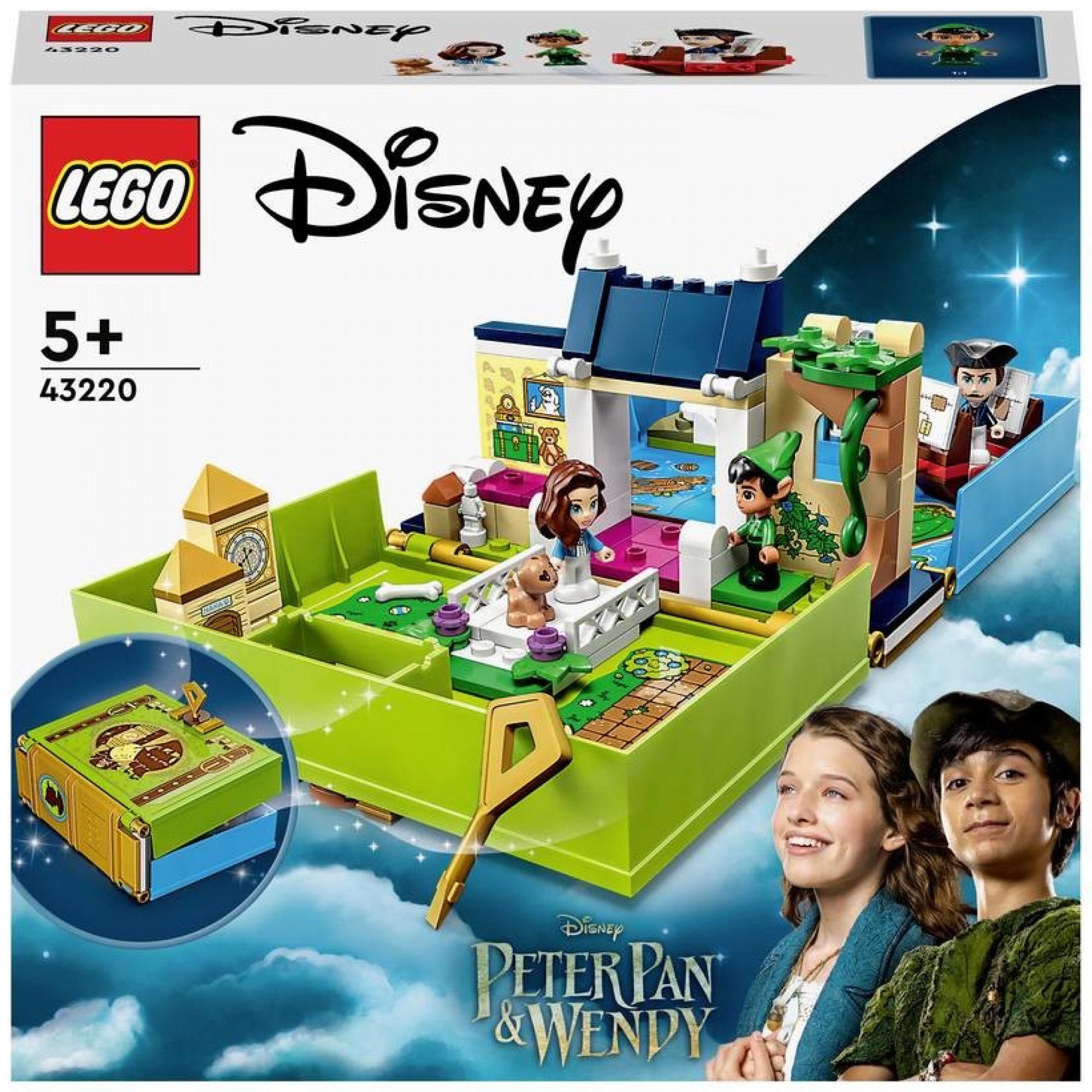 LEGO® Disney™ 43220 Petr Pan a Wendy a jejich pohádková kniha dobrodružství 43220