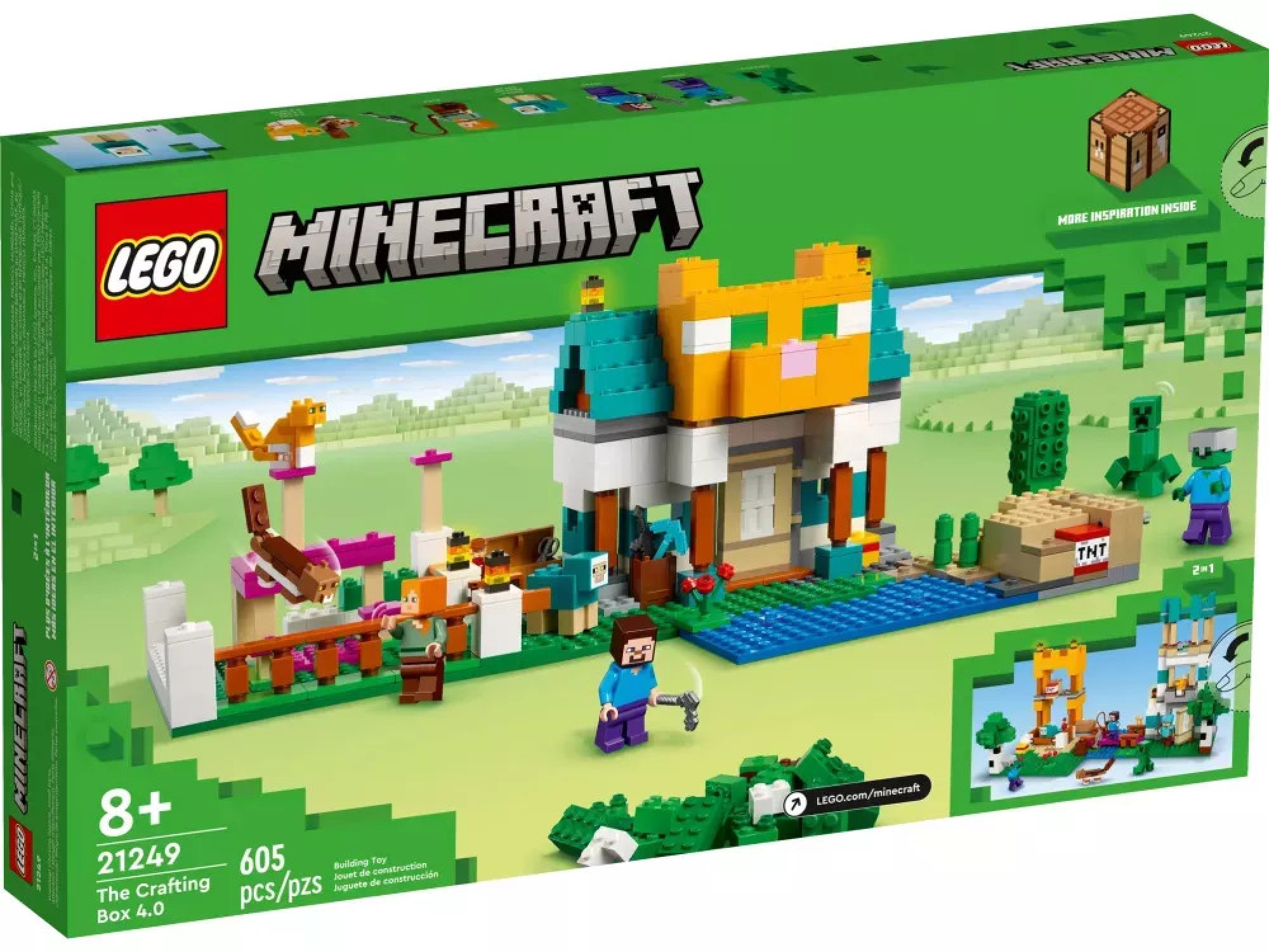 LEGO® Minecraft™ 21249 Kreativní box 4.0 21249