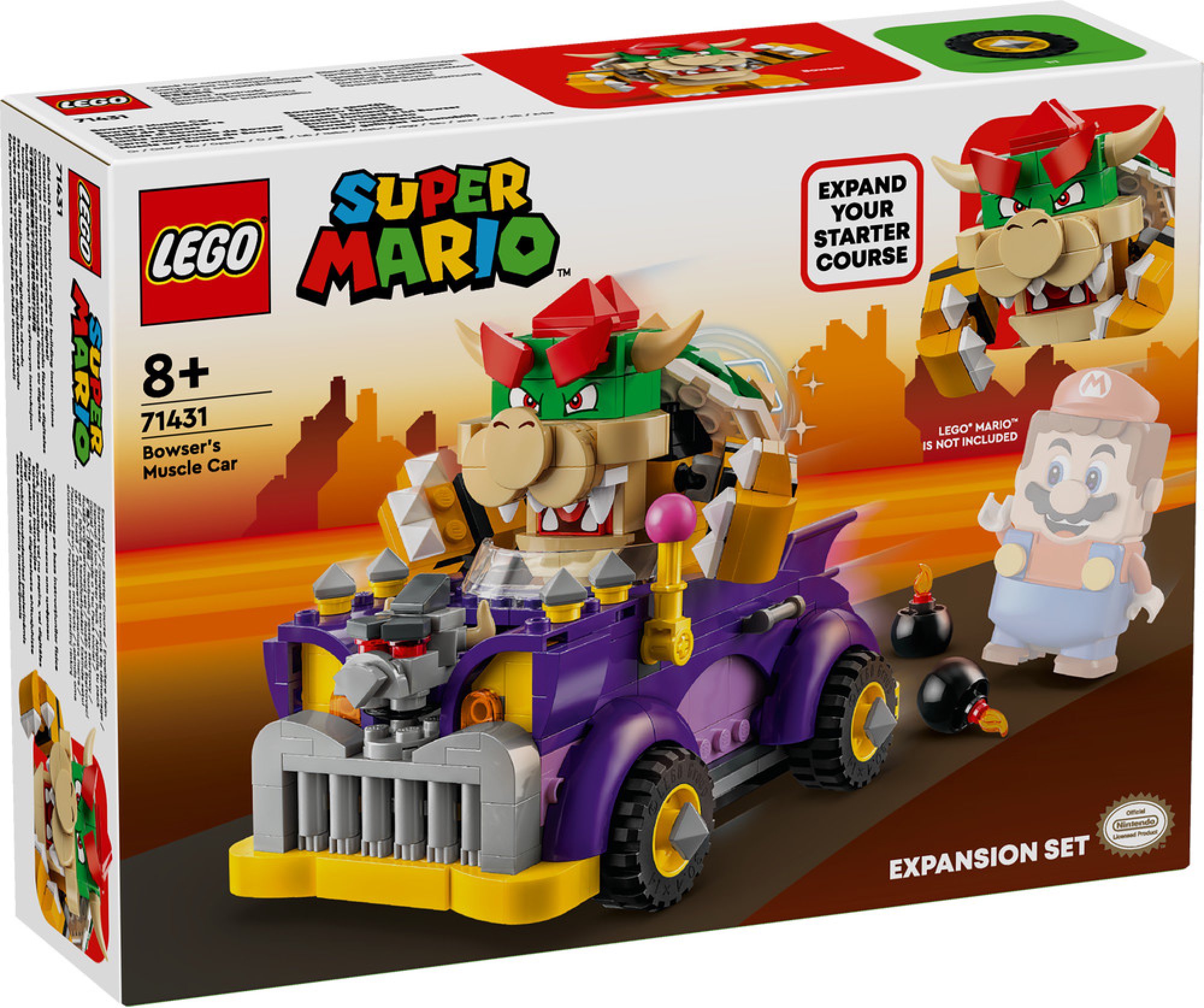 LEGO® Super Mario 71431 Bowserovo svalové auto 71431