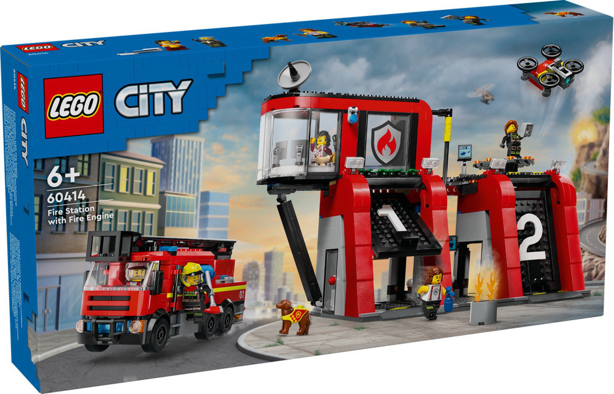 LEGO® City 60414 Hasičská stanice s hasičským vozem 60414