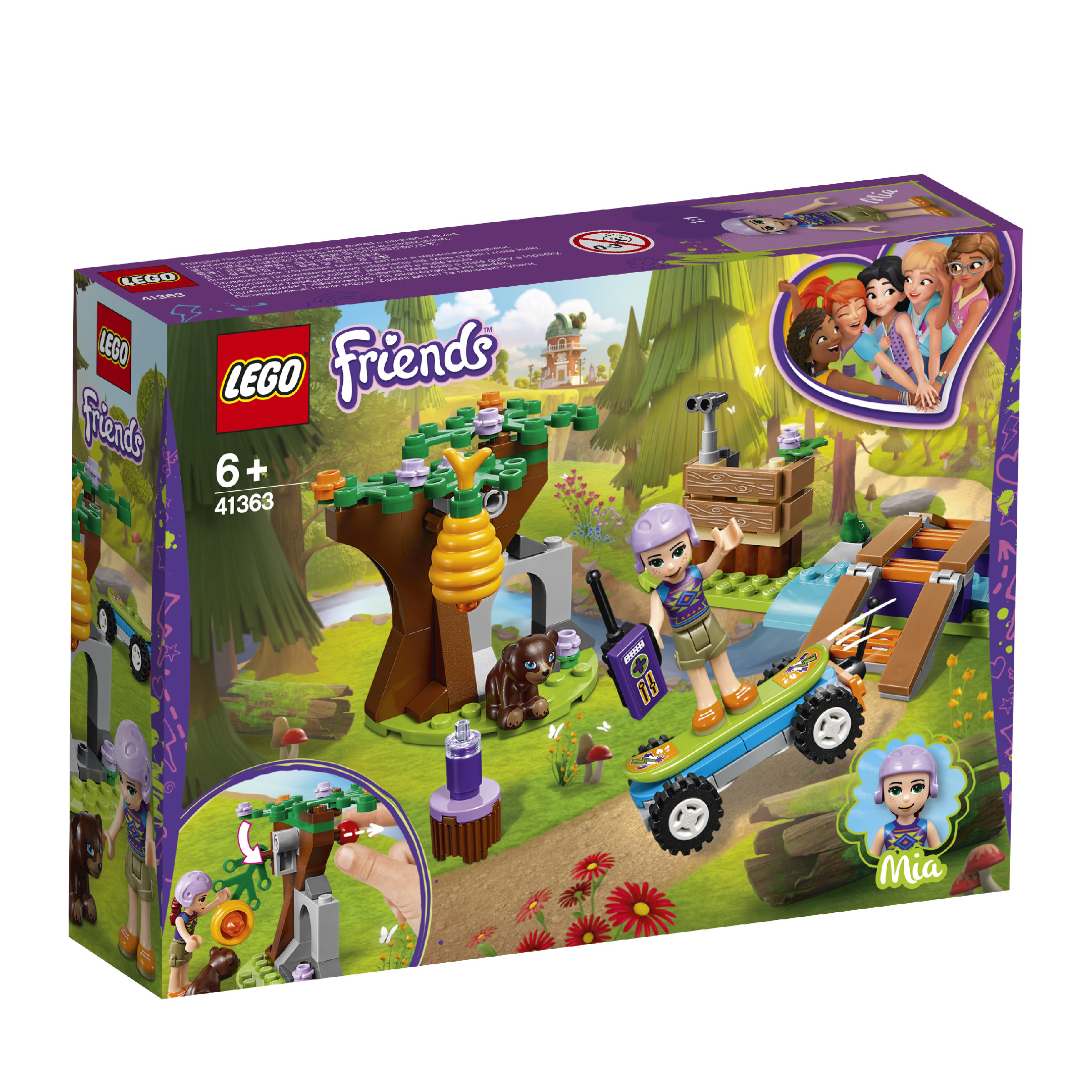 LEGO Friends 41363 Mia a dobrodružství v lese