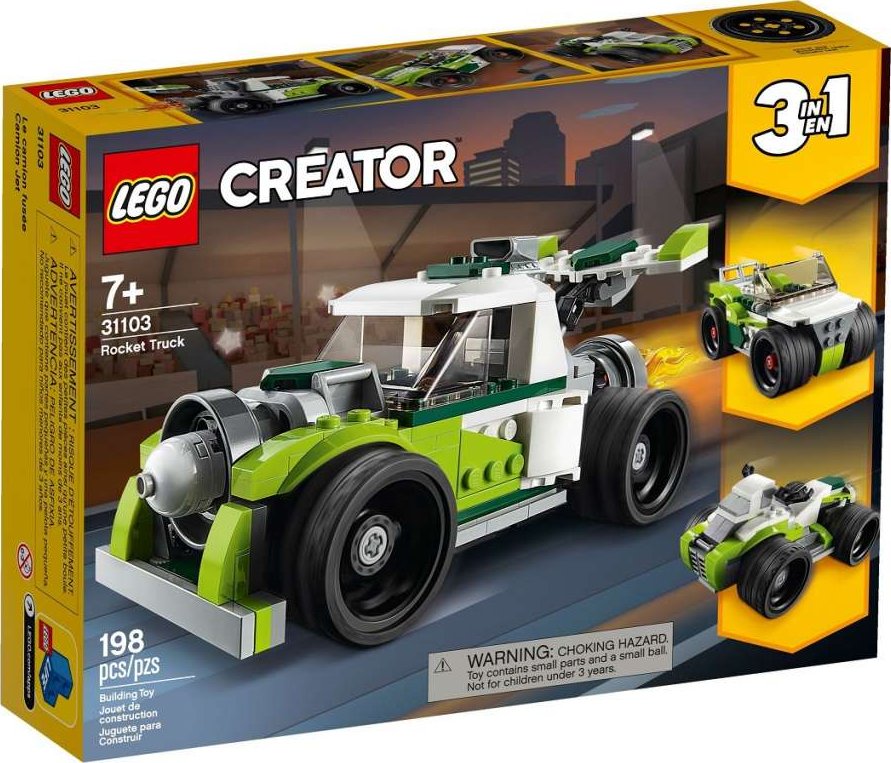 LEGO Creator 31103 Auto s raketovým pohonem