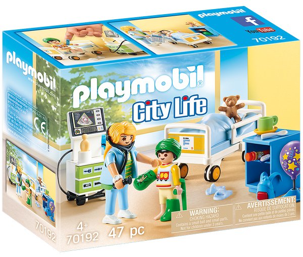 Playmobil 70192 Dětský nemocniční pokoj