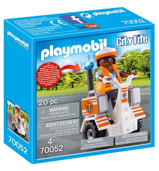 Playmobil 70052 záchranářský segway, pohotovostní vozidlo