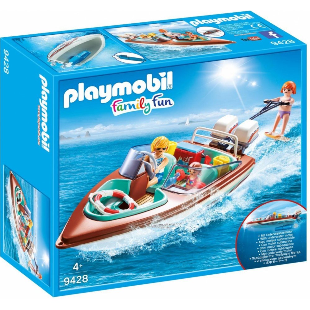 Playmobil 9428 vodní člun s motorem