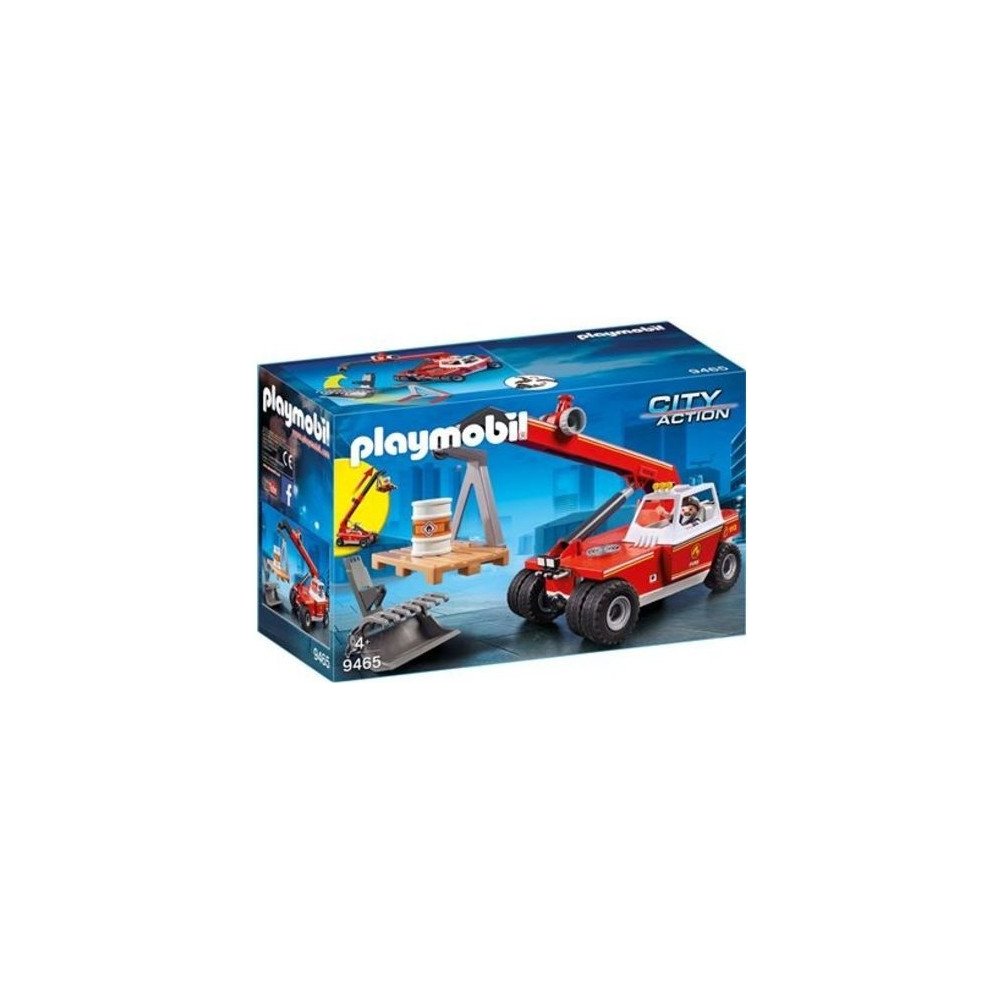 Playmobil 9465 Hasičské auto s teleskopickým manipulátorem