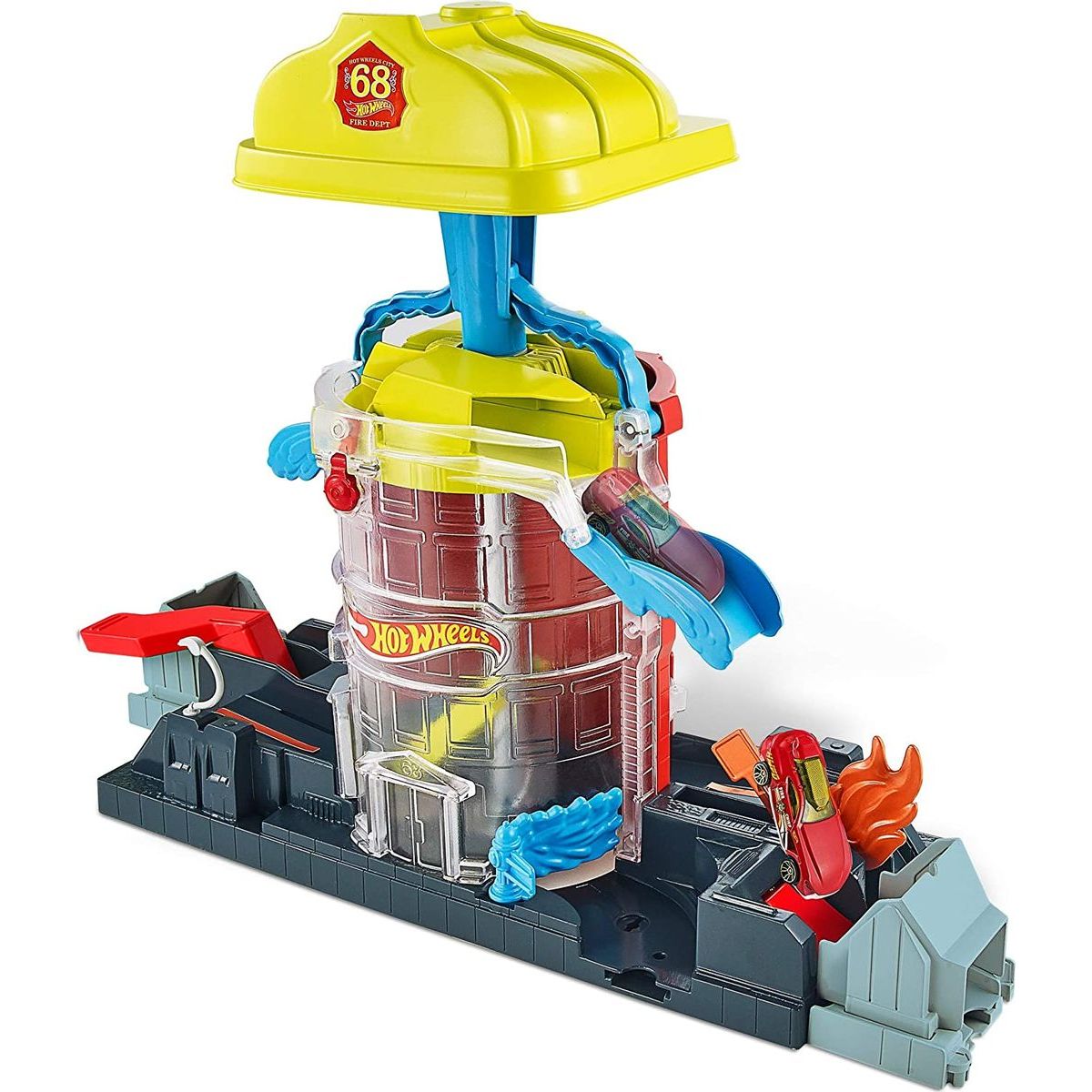 Hot Wheels City deluxe set požární stanice