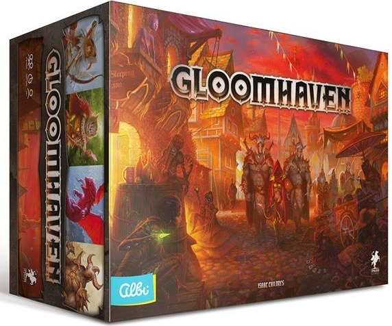 Albi Gloomhaven druhá edice CZ verze poškozený roh krabice