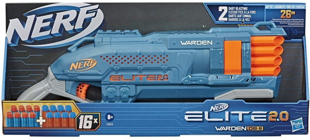 Hasbro Nerf dětská pistole Elite Warden DB-8