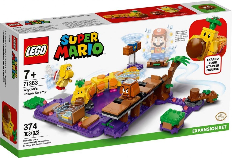 LEGO Super Mario 71383 Wiggler a jedovatá bažina rozšiřující set