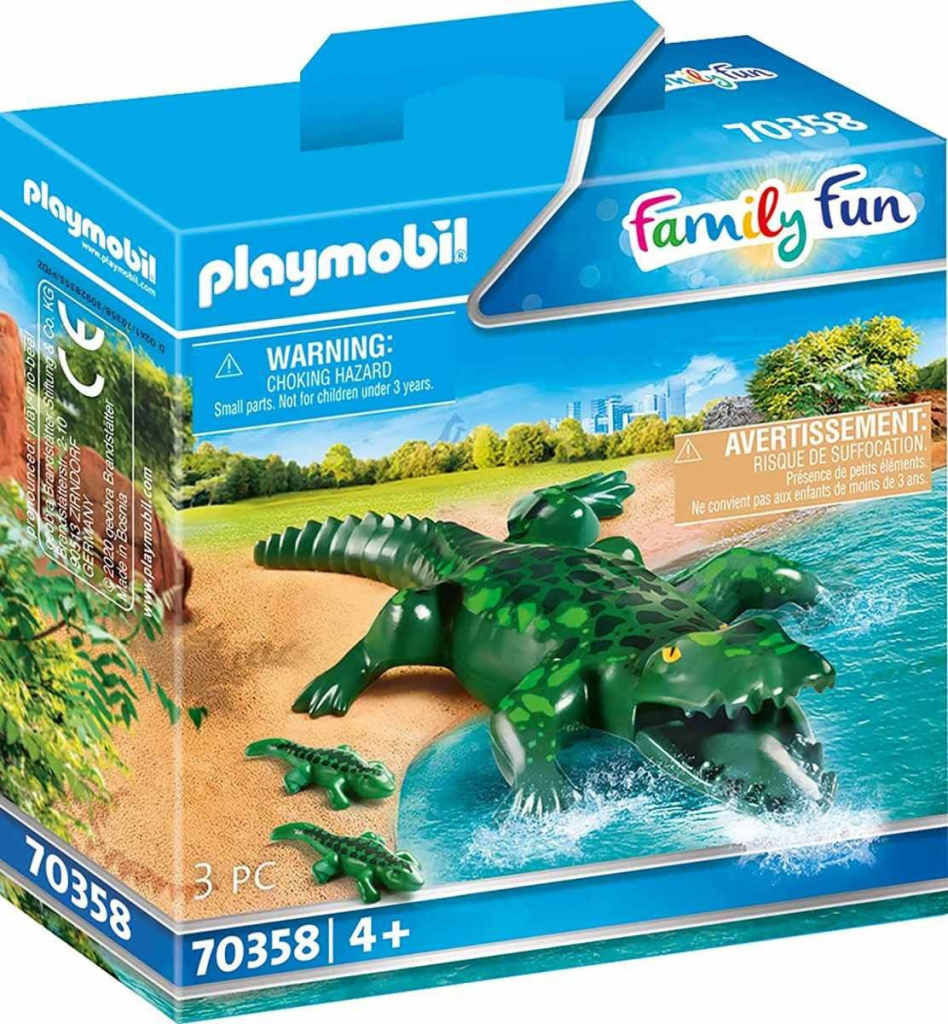 Playmobil 70358 Aligátor s mláďaty