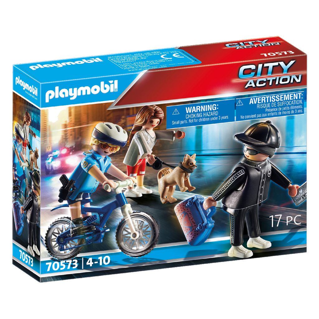 Playmobil City Action 70573 Policejní kolo: Pronásledování kapsáře