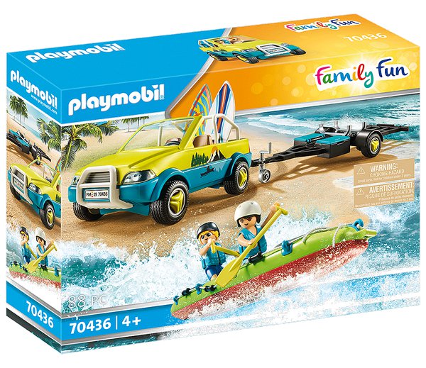 Playmobil 70436 Plážové auto s přívěsem pro kánoi