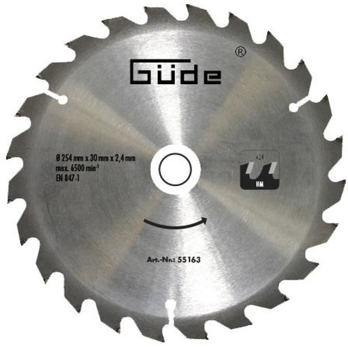 GÜDE Pilový kotouč SK 254 x 30 mm, 24 z 55163