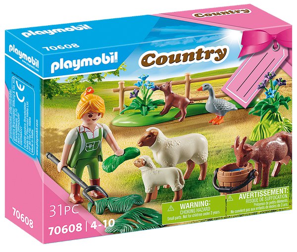 Playmobil 70608 Farmářka se zvířaty