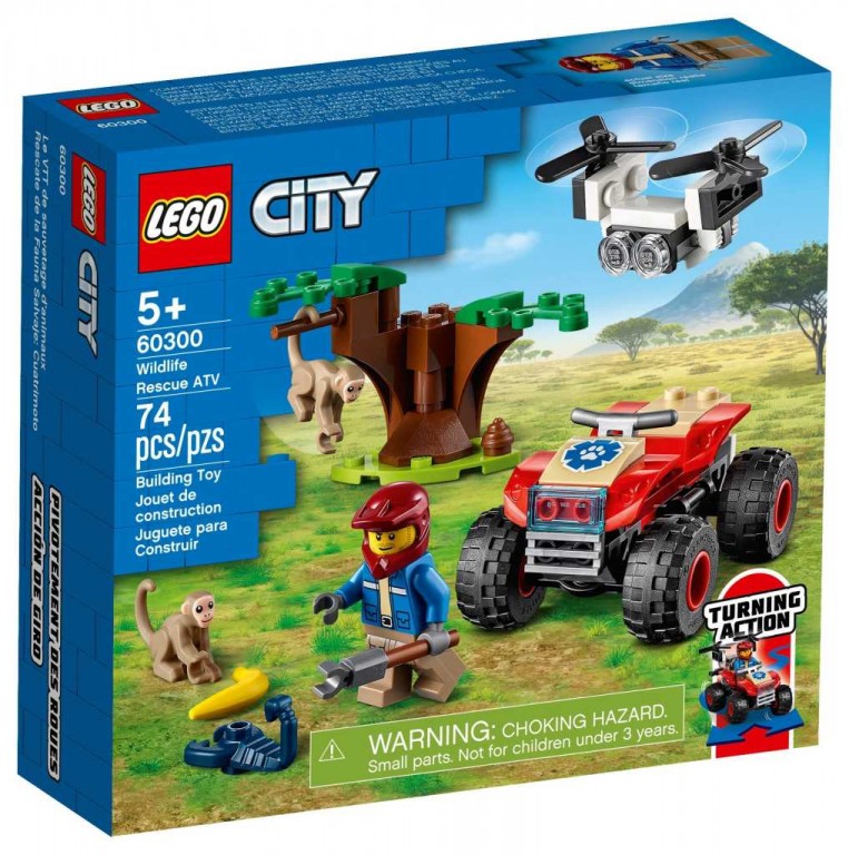 LEGO CITY 60300 Záchranářskáčtyřkolka do divočiny 60300