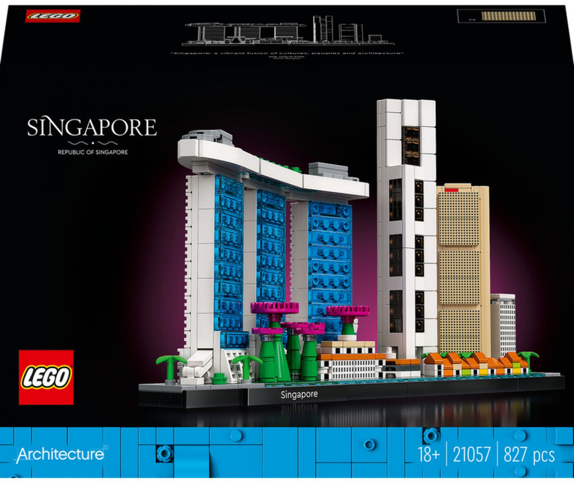 Lego Architecture 21057 Singapur 21057