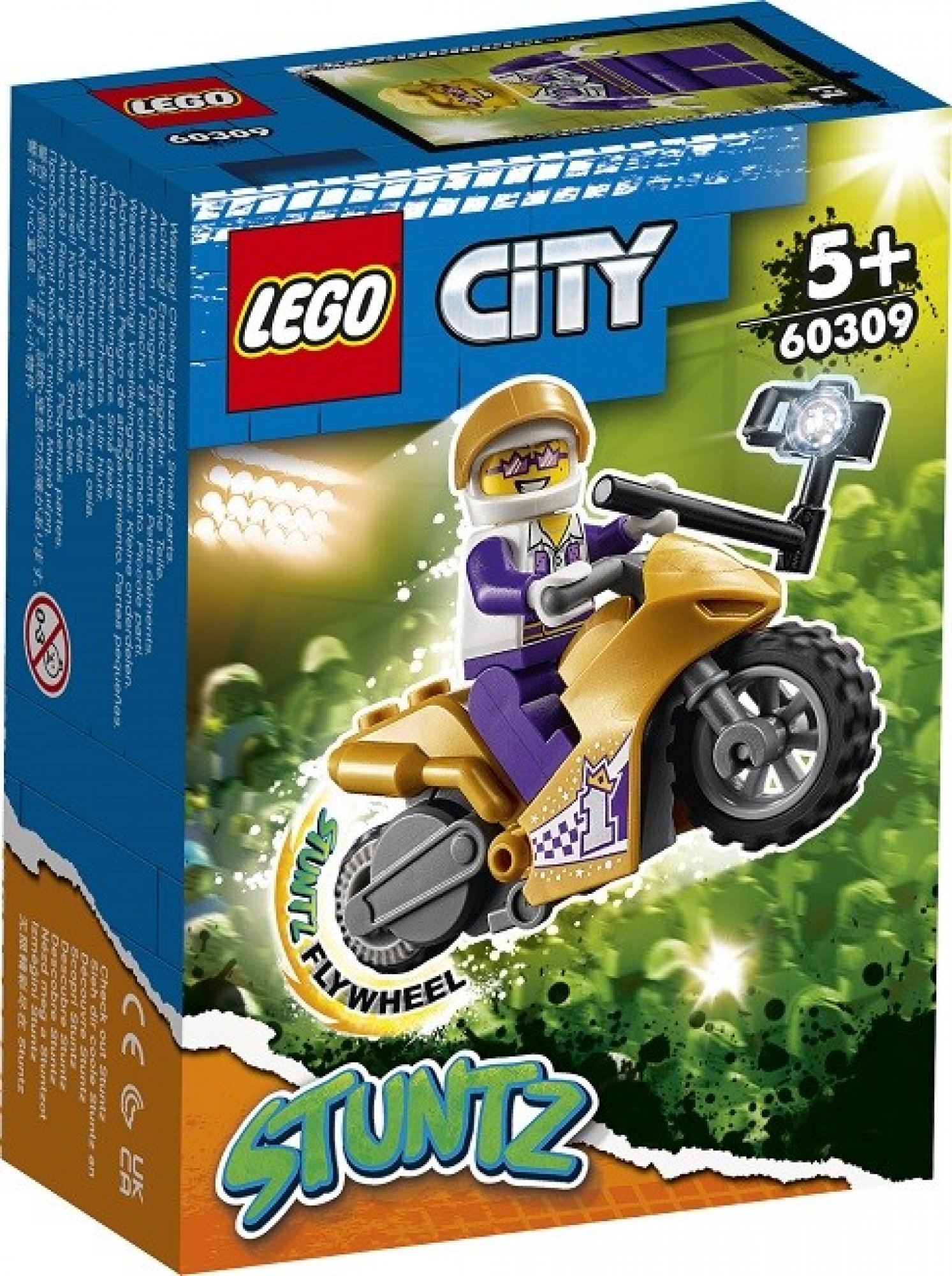 LEGO City 60309 Kaskadérská motorka se selfie tyčí 60309