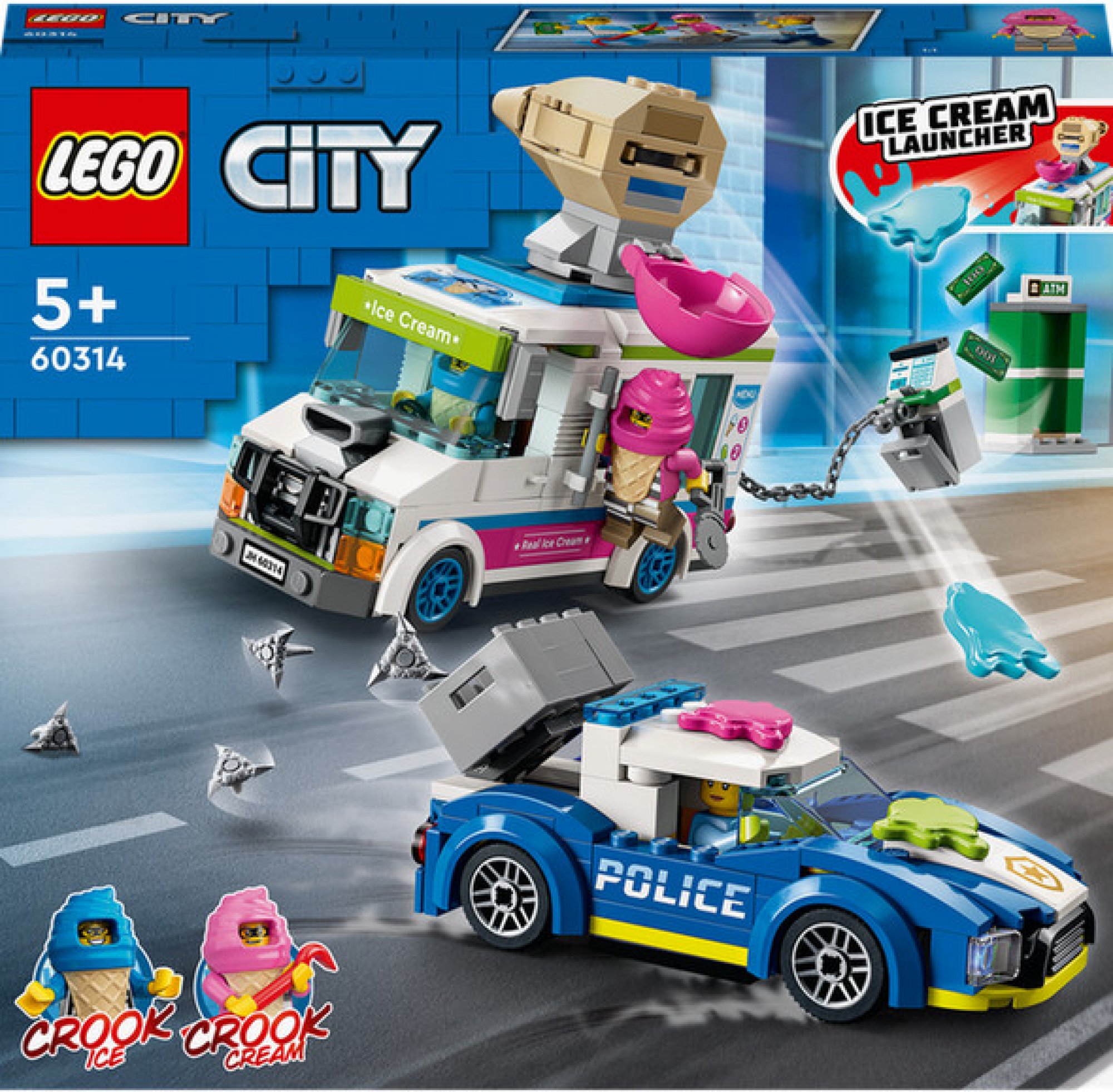 LEGO City 60314 Policejní honička se zmrzlinářským vozem 60314