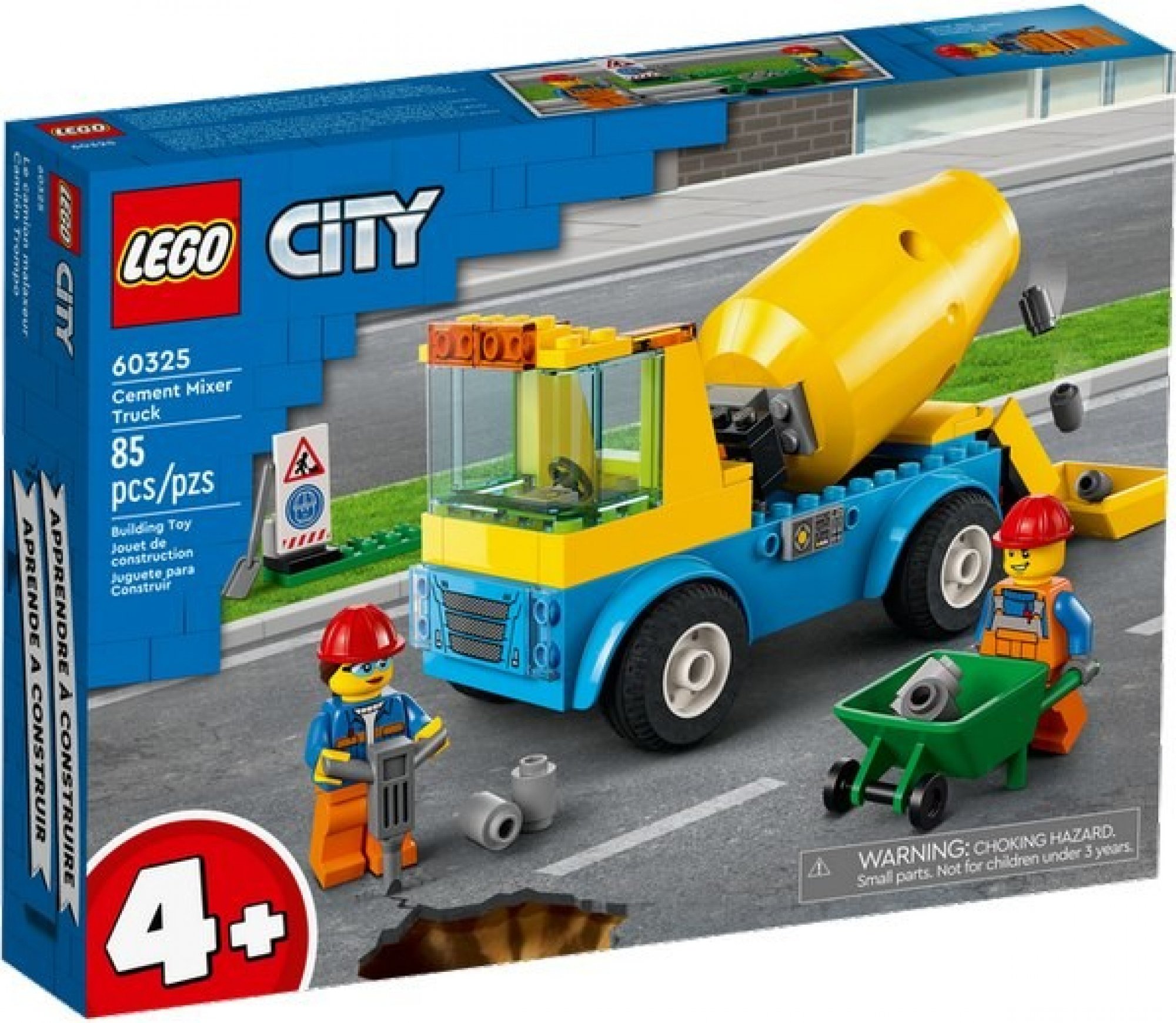 LEGO City 60325 Náklaďák s míchačkou na beton 60325
