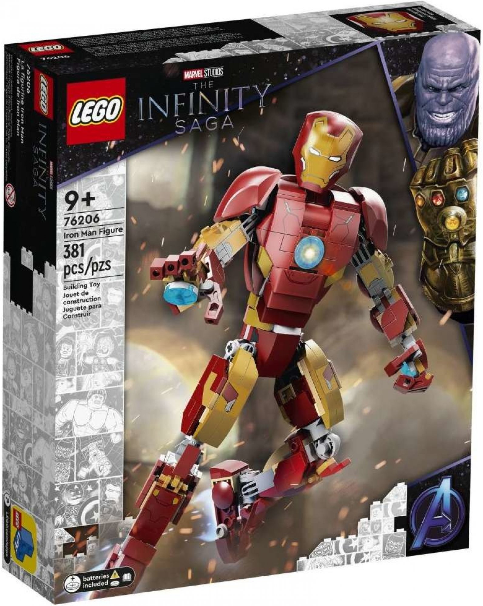 LEGO MARVEL 76206 Figurka Iron Mana 76206