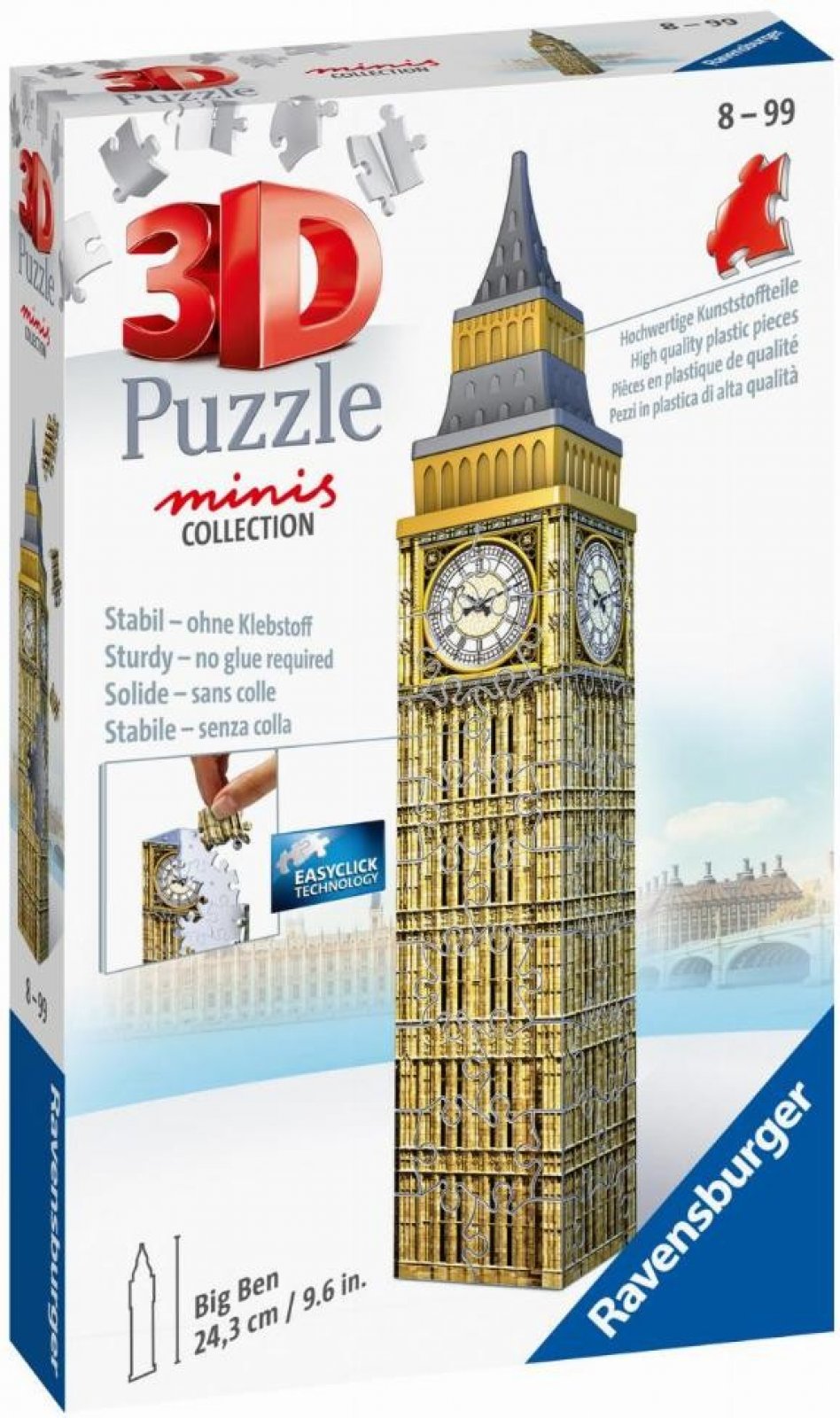 Ravensburger 3D Puzzle Mini budova Big Ben 54 ks