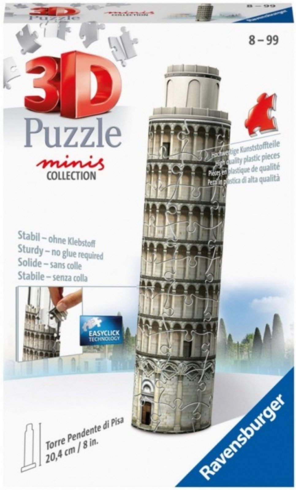 Ravensburger 3D puzzle Mini Šikmá věž, Pisa 54 ks
