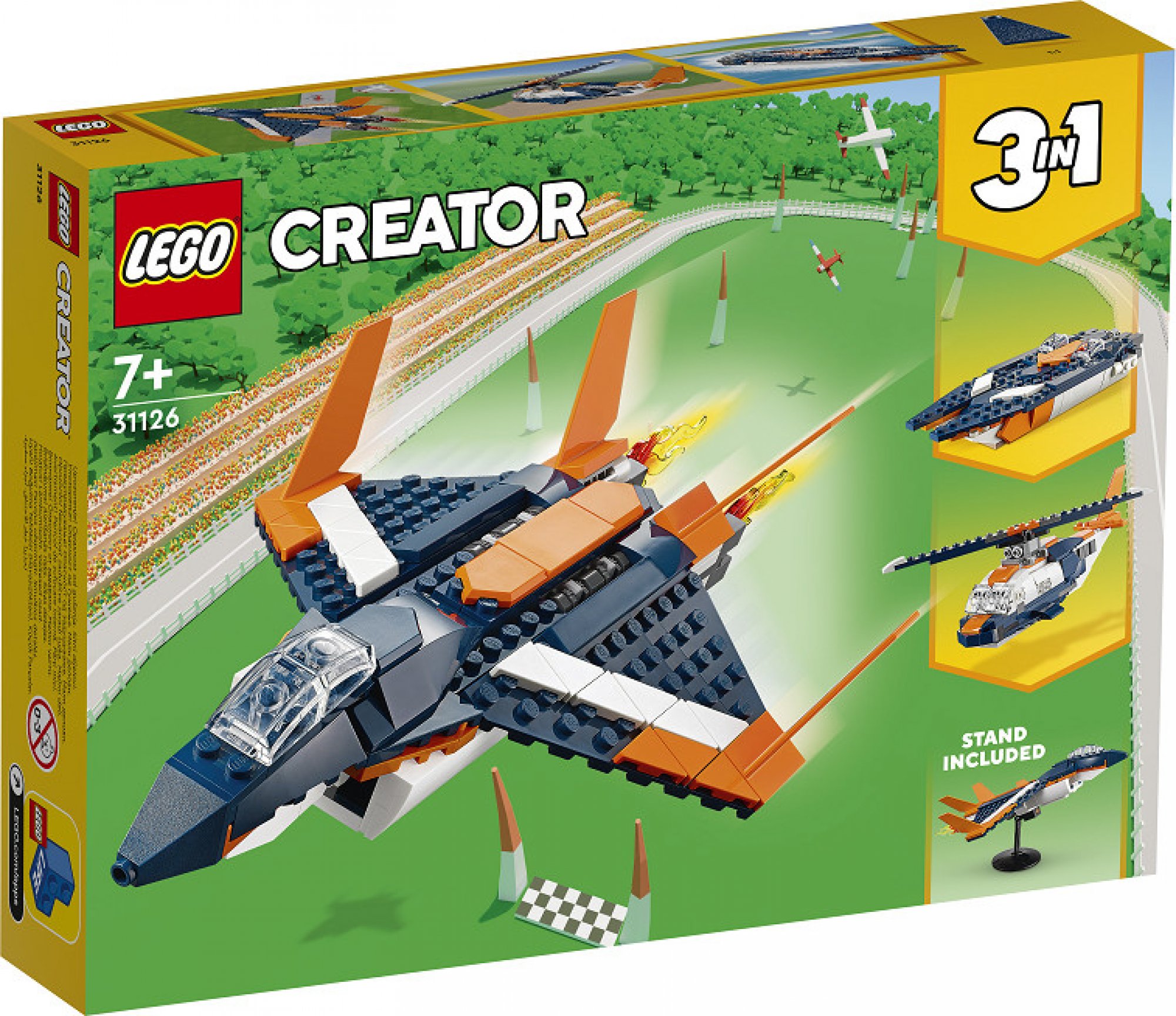 Lego Creator 31126 Nadzvukový tryskáč