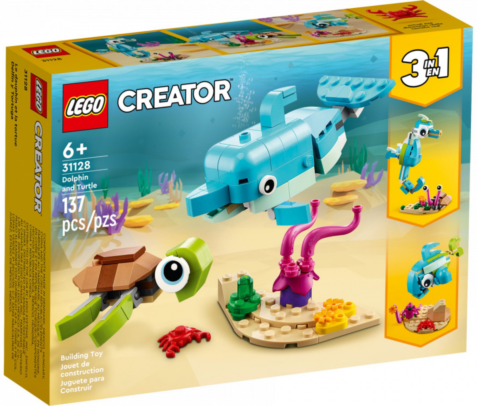 Lego Creator 31128 Delfín a želva 31128