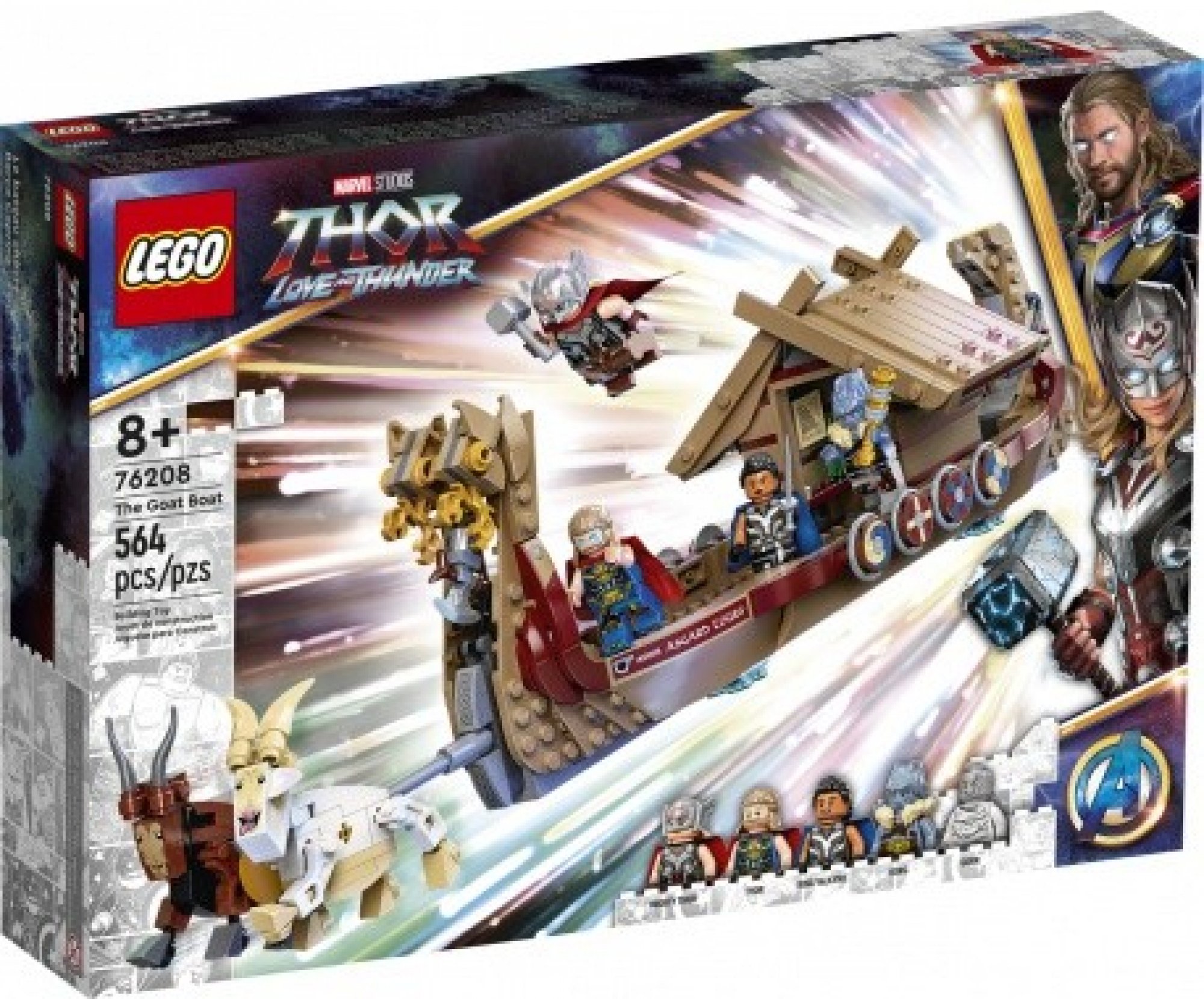 Lego Marvel 76208 Loď s kozím spřežením 76208
