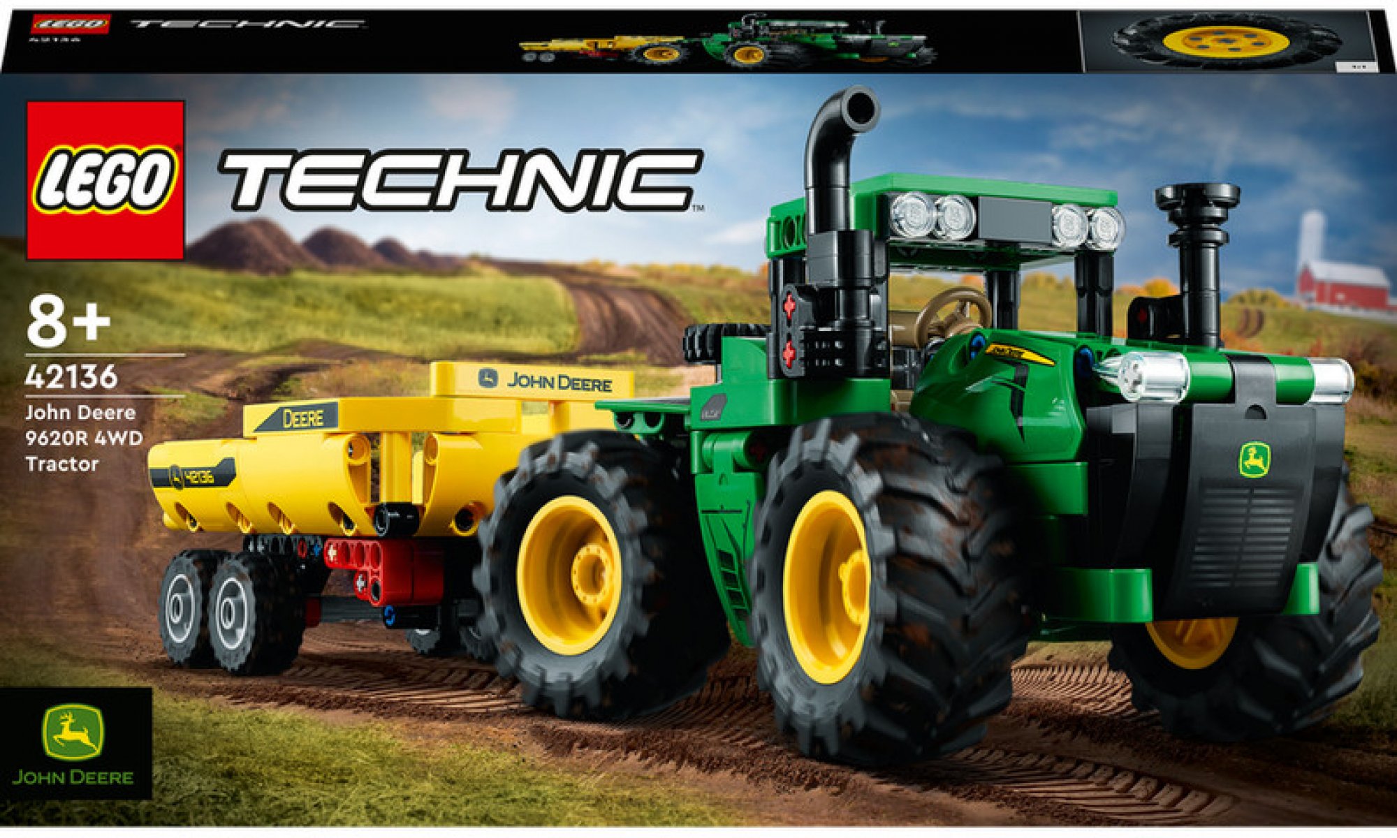 Lego Technic 42136 John Deere 9620R 4WD Traktor 42136