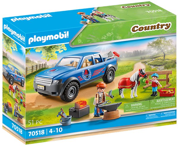 MOBILNÍ PODKOVÁŘSTVÍ playmobil 70518 70518