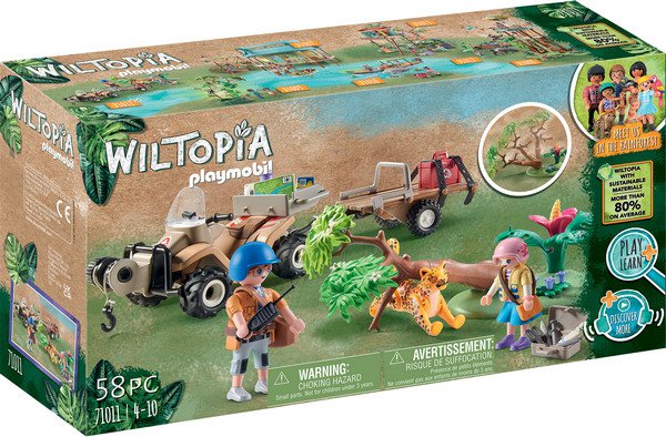 ČTYŘKOLKA NA ZÁCHRANU ZVÍŘAT playmobil 71011 71011