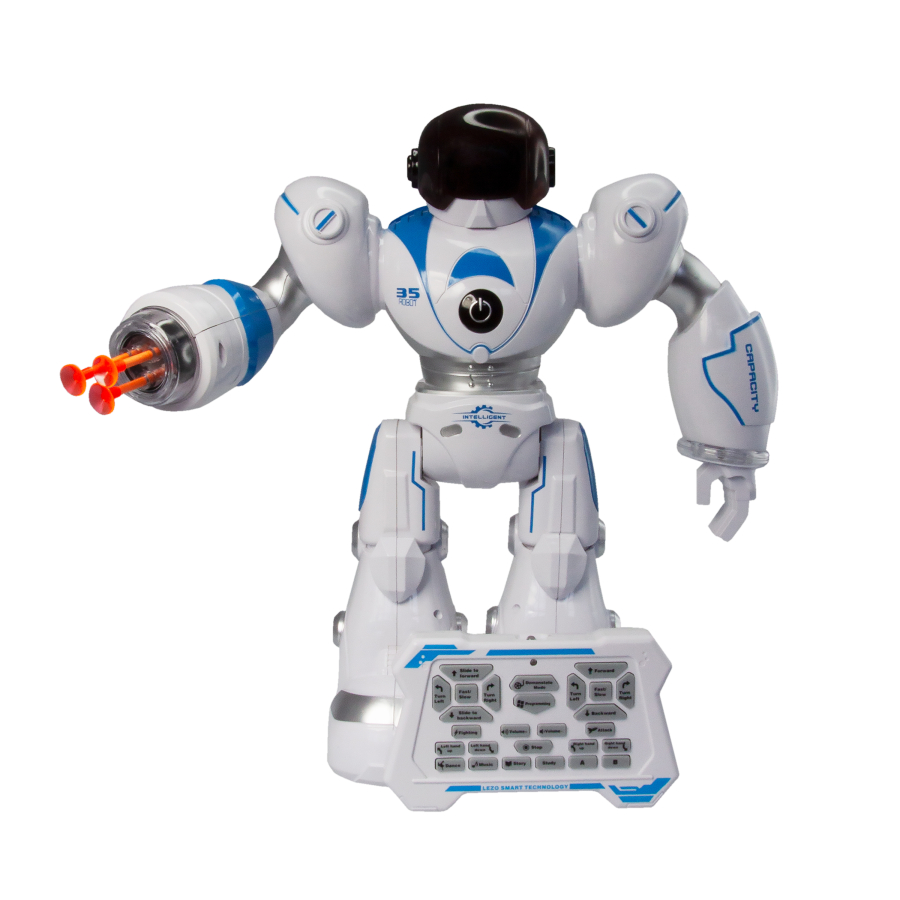 All4toys Robot Robin modro-bílý